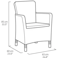 Allibert Chaise De Salle A Manger De Jardin Trenton Graphite -Chair Soldes Boutique allibert chaise de salle a manger de jardin trenton graphite 8711245129334 1474367