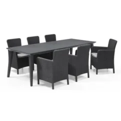 Allibert Chaise De Salle A Manger De Jardin Trenton Graphite -Chair Soldes Boutique allibert chaise de salle a manger de jardin trenton graphite 8711245129334 1474368