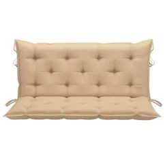 Balancelle Avec Coussin Beige 170 Cm Bois De Teck Solide -Chair Soldes Boutique balancelle avec coussin beige 170 cm bois de teck solide 8720286268049 1210930