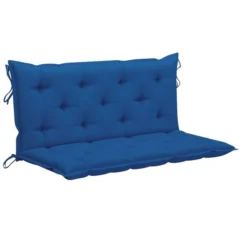 Balancelle Avec Coussin Bleu 170 Cm Bois De Teck Solide -Chair Soldes Boutique balancelle avec coussin bleu 170 cm bois de teck solide 8720286268117 1196294