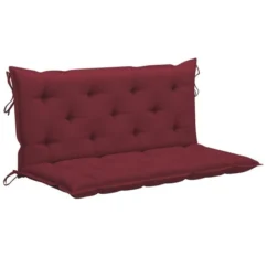 Balancelle Avec Coussin Rouge Bordeaux 170 Cm Bois De Teck -Chair Soldes Boutique balancelle avec coussin rouge bordeaux 170 cm bois de teck 8720286268100 1207831