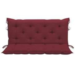 Balancelle Avec Coussin Rouge Bordeaux 170 Cm Bois De Teck -Chair Soldes Boutique balancelle avec coussin rouge bordeaux 170 cm bois de teck 8720286268100 1207832