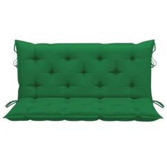 Balancelle Avec Coussin Vert 170 Cm Bois De Teck Solide -Chair Soldes Boutique balancelle avec coussin vert 170 cm bois de teck solide 8720286268063 1207808