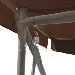 Balancelle Convertible D'extérieur Et Auvent Voûte à Motif Café -Chair Soldes Boutique balancelle convertible d exterieur et auvent voute a motif cafe 8718475877486 1353754