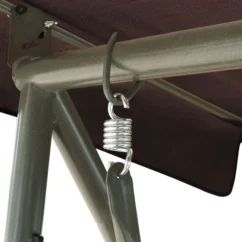 Balancelle D'extérieur Avec Auvent Couleur Café 3 -Chair Soldes Boutique balancelle d exterieur avec auvent couleur cafe 8718475709176 1217621