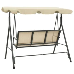Balancelle De Jardin Avec Baldaquin Anthracite Et Sable -Chair Soldes Boutique balancelle de jardin avec baldaquin anthracite et sable 3666722894340 1195939