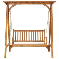 Meilleures ventes -Chair Soldes Boutique balancelle de jardin avec treillis bois d acacia solide 8719883780337 1215187