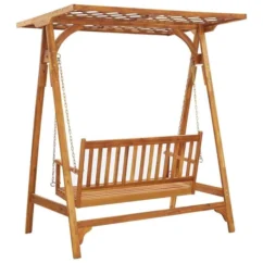 Balancelle De Jardin Avec Treillis Bois D'acacia Solide -Chair Soldes Boutique balancelle de jardin avec treillis bois d acacia solide 8719883780337 1215189