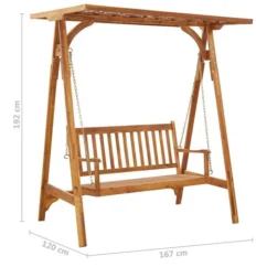 Balancelle De Jardin Avec Treillis Bois D'acacia Solide -Chair Soldes Boutique balancelle de jardin avec treillis bois d acacia solide 8719883780337 1215192