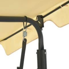 Balancelle De Jardin Blanc Crème 170 X 110 X 153 Cm -Chair Soldes Boutique balancelle de jardin blanc creme 170 x 110 x 153 cm 3666722180139 1217966