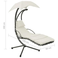 Balancelle De Jardin Crème Et Gris 190x90x200 Cm Tissu 15 Balancelle De Jardin Crème Et Gris 190x90x200 Cm Tissu -Chair Soldes Boutique balancelle de jardin creme et gris 190x90x200 cm tissu 3666722202305 1166777