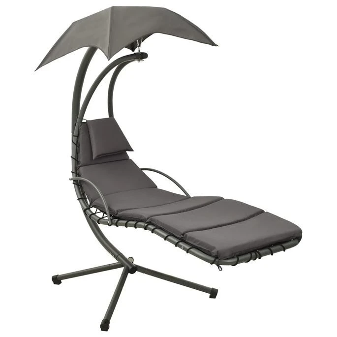 Balancelle De Jardin Gris 190x90x200 Cm Tissu 1 Balancelle De Jardin Gris 190x90x200 Cm Tissu