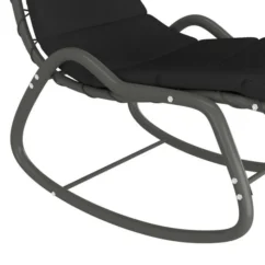 Balancelle De Jardin Noir 160x80x195 Cm Tissu -Chair Soldes Boutique balancelle de jardin noir 160x80x195 cm tissu 3666722177917 1220175