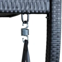 Balancelle De Jardin Résine Tressée Noir 167x130x178 Cm 13 Balancelle De Jardin Résine Tressée Noir 167x130x178 Cm -Chair Soldes Boutique balancelle de jardin resine tressee noir 167x130x178 cm 8718475506355 1231565