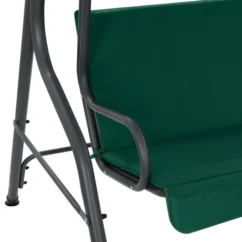 Balancelle De Jardin Vert 170 X 110 X 153 Cm Tissu -Chair Soldes Boutique balancelle de jardin vert 170 x 110 x 153 cm tissu 3666722179225 1218987