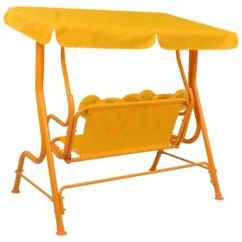 Balancelle Pour Enfants Jaune 115x75x110 Cm Tissu -Chair Soldes Boutique balancelle pour enfants jaune 115x75x110 cm tissu 3666722177924 1220166