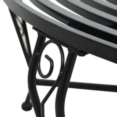 Banc D'arbre Rond Ø160 Cm Acier -Chair Soldes Boutique banc d arbre rond 160 cm acier 8719883813929 553807