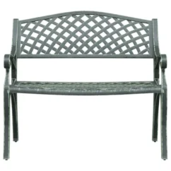 Banc De Jardin 102 Cm Aluminium Coulé Vert -Chair Soldes Boutique banc de jardin 102 cm aluminium coule vert 3666722171908 1227615