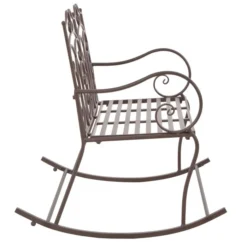 Banc De Jardin 104 Cm Fer Marron Antique -Chair Soldes Boutique banc de jardin 104 cm fer marron antique 3666722325363 980077