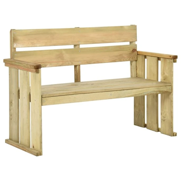 Banc De Jardin 121 Cm Bois De Pin Imprégné 1 Banc De Jardin 121 Cm Bois De Pin Imprégné