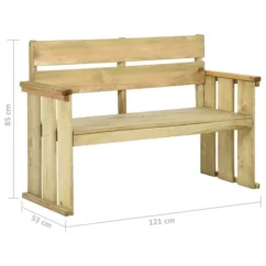 Banc De Jardin 121 Cm Bois De Pin Imprégné 13 Banc De Jardin 121 Cm Bois De Pin Imprégné -Chair Soldes Boutique banc de jardin 121 cm bois de pin impregne 3666722160513 1240093