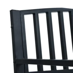 Banc De Jardin 125 Cm Noir Acier -Chair Soldes Boutique banc de jardin 125 cm noir acier 3666722528160 554198