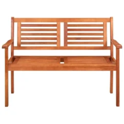 Banc De Jardin 2 Places Avec Coussin 120 Cm Bois D'eucalyptus 5 -Chair Soldes Boutique banc de jardin 2 places avec coussin 120 cm bois d eucalyptus 8720286233696 814518