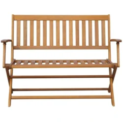 Banc De Jardin Avec Coussin 120 Cm Bois D'acacia Massif 3 -Chair Soldes Boutique banc de jardin avec coussin 120 cm bois d acacia massif 3666722417075 841914