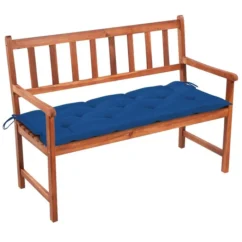 Banc De Jardin Avec Coussin 120 Cm Bois D'acacia Massif 63
