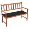 Banc De Jardin Avec Coussin 120 Cm Bois D'acacia Massif 33