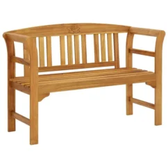 Chair Soldes Boutique -Chair Soldes Boutique banc de jardin avec coussin 120 cm bois d acacia massif 8720286282236 842395