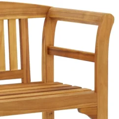 Banc De Jardin Avec Coussin 120 Cm Bois D'acacia Massif 66 -Chair Soldes Boutique banc de jardin avec coussin 120 cm bois d acacia massif 8720286282236 842398