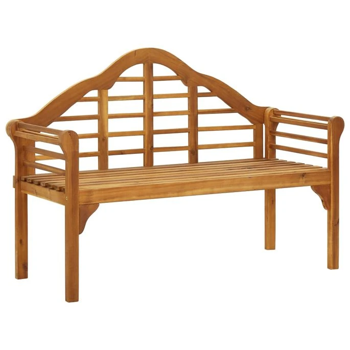 Banc De Jardin Avec Coussin 135 Cm Bois D'acacia Massif 17 2 Banc De Jardin Avec Coussin 135 Cm Bois D'acacia Massif 17 – Image 2