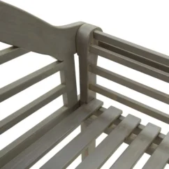 Banc De Jardin Avec Coussin 135 Cm Bois D'acacia Massif Gris 6 -Chair Soldes Boutique banc de jardin avec coussin 135 cm bois d acacia massif gris 3666722263535 1072378