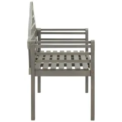 Banc De Jardin Avec Coussin 135 Cm Bois D'acacia Massif Gris 25 -Chair Soldes Boutique banc de jardin avec coussin 135 cm bois d acacia massif gris 3666722263665 1072244
