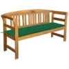Banc De Jardin Avec Coussin 157 Cm Bois D'acacia Massif 17