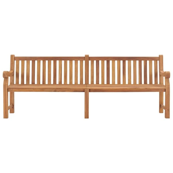 Banc De Jardin Avec Coussin 240 Cm Bois De Teck Massif 2 3 Banc De Jardin Avec Coussin 240 Cm Bois De Teck Massif 2 – Image 3