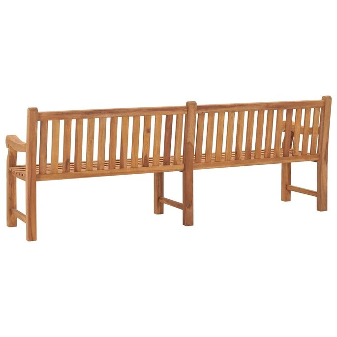 Banc De Jardin Avec Coussin 240 Cm Bois De Teck Massif 2 5 Banc De Jardin Avec Coussin 240 Cm Bois De Teck Massif 2 – Image 5