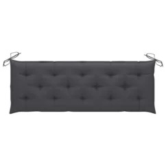 Banc De Jardin Avec Coussin Anthracite 150 Cm Teck Massif 4 -Chair Soldes Boutique banc de jardin avec coussin anthracite 150 cm teck massif 3666722424721 829265