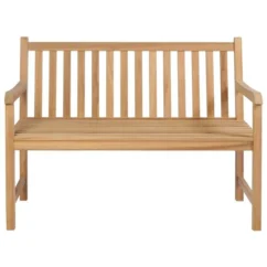 Banc De Jardin Avec Coussin Blanc Crème 120 Cm Bois De Teck 3 -Chair Soldes Boutique banc de jardin avec coussin blanc creme 120 cm bois de teck 3666722838184 829059