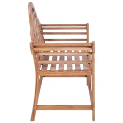 Banc De Jardin Avec Coussin Crème 120 Cm Bois De Teck Massif 2 -Chair Soldes Boutique banc de jardin avec coussin creme 120 cm bois de teck massif 8720286261613 824404