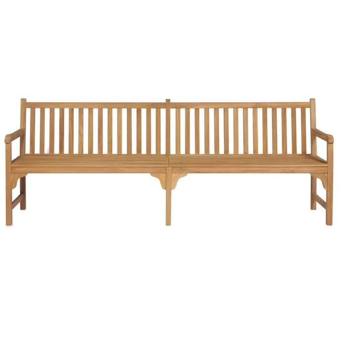Banc De Jardin Avec Coussin Vert 240 Cm Bois De Teck Massif 7 Banc De Jardin Avec Coussin Vert 240 Cm Bois De Teck Massif – Image 7