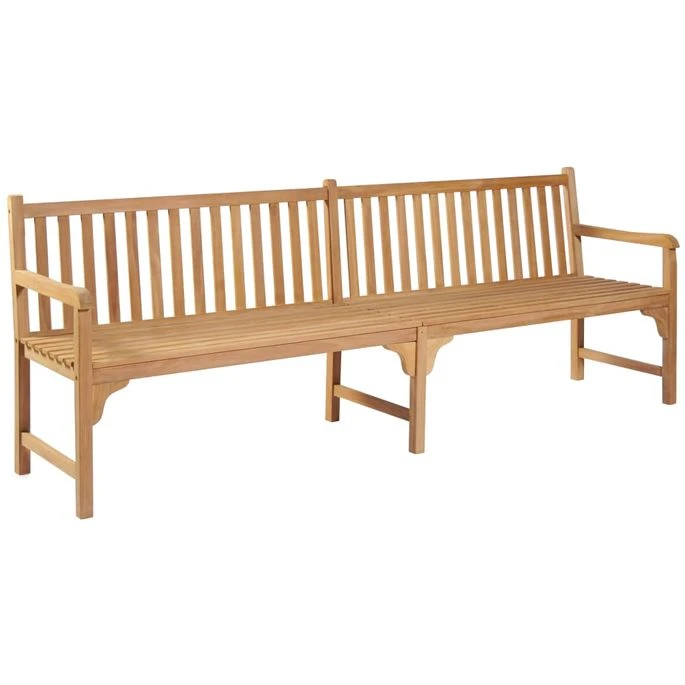 Banc De Jardin Avec Coussin Vert 240 Cm Bois De Teck Massif 2 2 Banc De Jardin Avec Coussin Vert 240 Cm Bois De Teck Massif 2 – Image 2