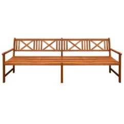 Banc De Jardin Avec Coussins 240 Cm Bois D'acacia Solide 3 -Chair Soldes Boutique banc de jardin avec coussins 240 cm bois d acacia solide 3666722208925 1158530