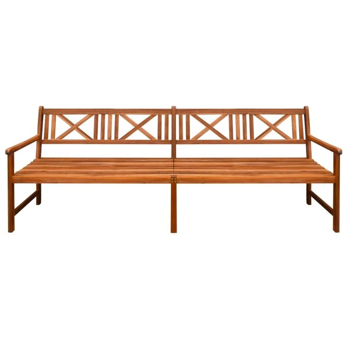 Banc De Jardin Avec Coussins 240 Cm Bois Solide D'acacia 21 3 Banc De Jardin Avec Coussins 240 Cm Bois Solide D'acacia 21 – Image 3