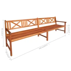 Banc De Jardin Avec Coussins 240 Cm Bois Solide D'acacia 21 16 Banc De Jardin Avec Coussins 240 Cm Bois Solide D'acacia 21 -Chair Soldes Boutique banc de jardin avec coussins 240 cm bois solide d acacia 3666722208666 1158921