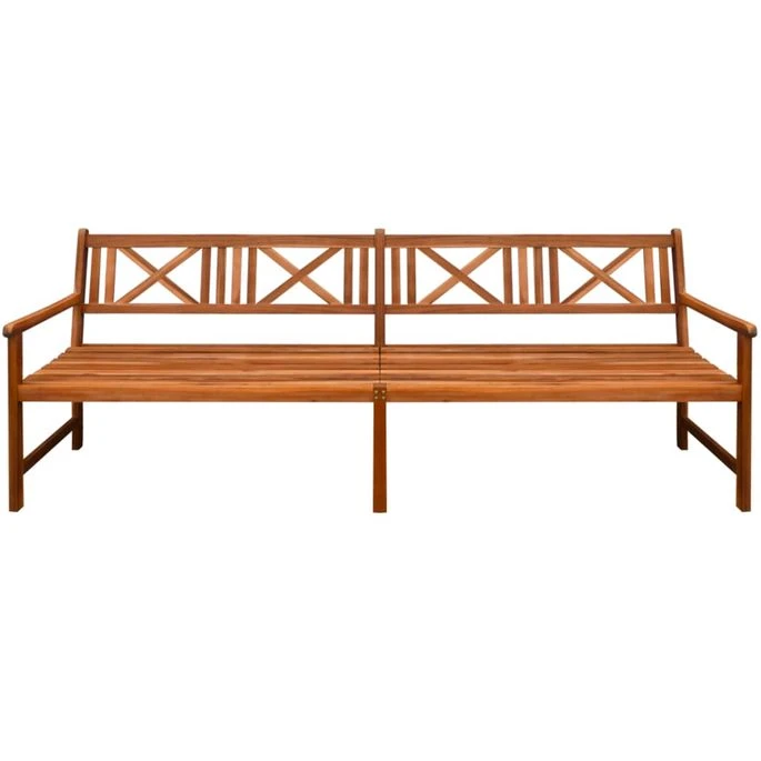 Banc De Jardin Avec Coussins 240 Cm Bois Solide D'acacia 4 3 Banc De Jardin Avec Coussins 240 Cm Bois Solide D'acacia 4 – Image 3