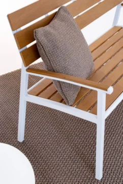 Banc De Jardin En Aluminium Blanc Daniel L 123 Cm -Chair Soldes Boutique banc de jardin en aluminium blanc daniel l 123 cm 3666722592369 1392611