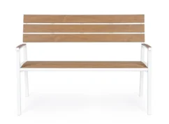 Banc De Jardin En Aluminium Blanc Daniel L 123 Cm -Chair Soldes Boutique banc de jardin en aluminium blanc daniel l 123 cm 3666722592369 1392612