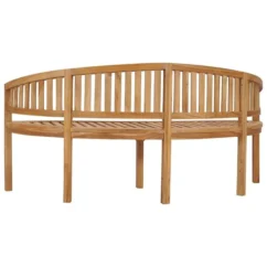 Banc De Jardin En Forme De Banane 180 Cm Bois De Teck Solide -Chair Soldes Boutique banc de jardin en forme de banane 180 cm bois de teck solide 3666722363426 936592